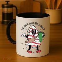 Out Here Looking Like A Snack Cute Boo Jee Xmas Trees Cakes Gift Coffee Mug thumb 4