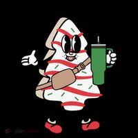 Out Here Looking Like A Snack Cute Boo Jee Xmas Trees Cakes Gift Coffee Mug thumb 5