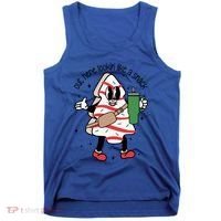 Out Here Looking Like A Snack Cute Boo Jee Xmas Trees Cakes Gift Tank Top thumb 0