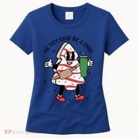 Out Here Looking Like A Snack Cute Boo Jee Xmas Trees Cakes Gift Women's T-Shirt thumb 0