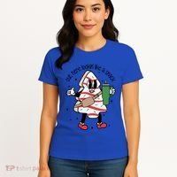 Out Here Looking Like A Snack Cute Boo Jee Xmas Trees Cakes Gift Women's T-Shirt thumb 4