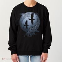 Odins Huginn & Muninn Norse Mythology Women's Sweatshirt thumb 0