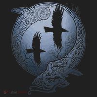 Odins Huginn & Muninn Norse Mythology Women's Sweatshirt thumb 2