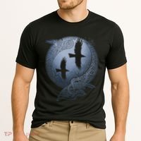 Odins Huginn & Muninn Norse Mythology Cooling Performance Crew T-Shirt thumb 2