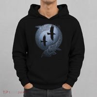 Odins Huginn & Muninn Norse Mythology Hoodie thumb 0