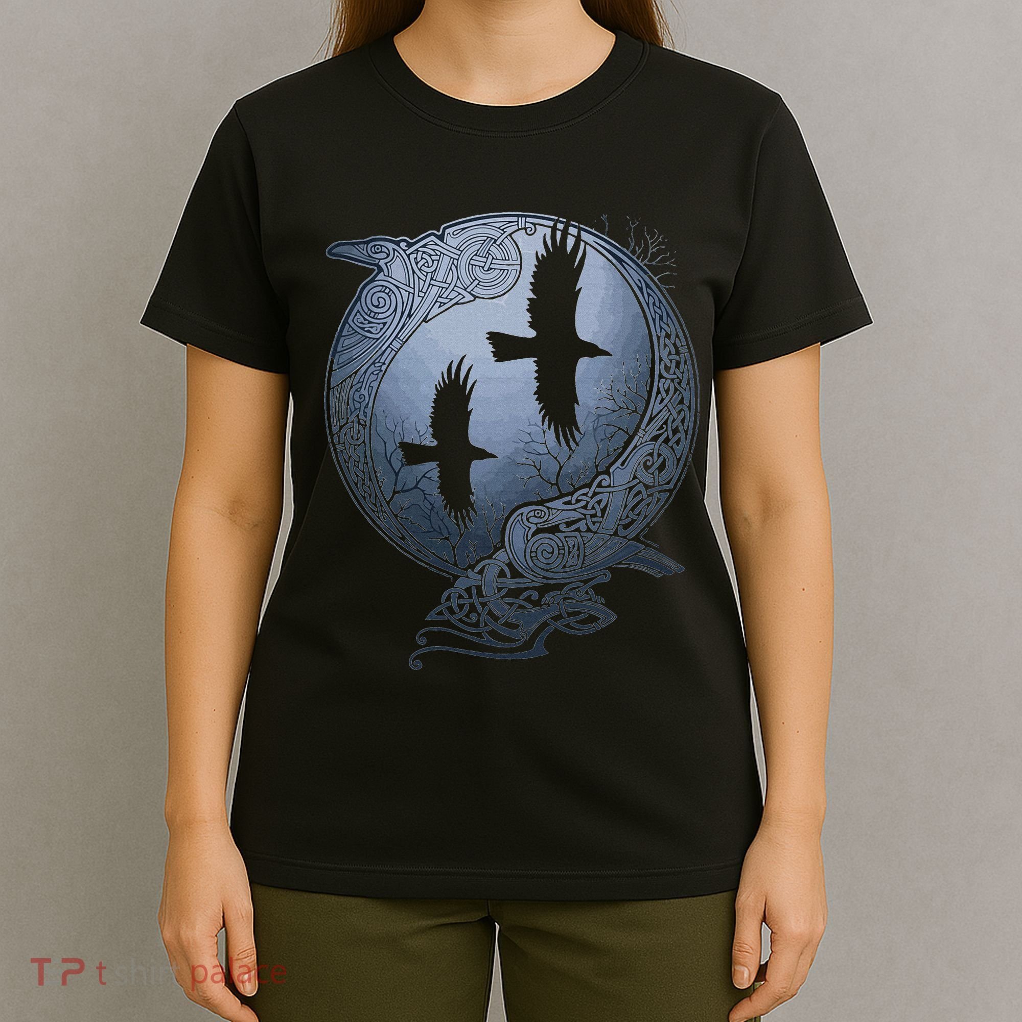 Odins Huginn & Muninn Norse Mythology T-Shirt