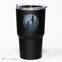Odins Huginn & Muninn Norse Mythology Tumbler thumb 0