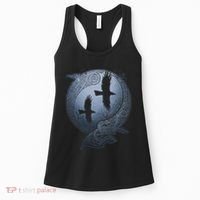 Odins Huginn & Muninn Norse Mythology Women's Tank Top thumb 0