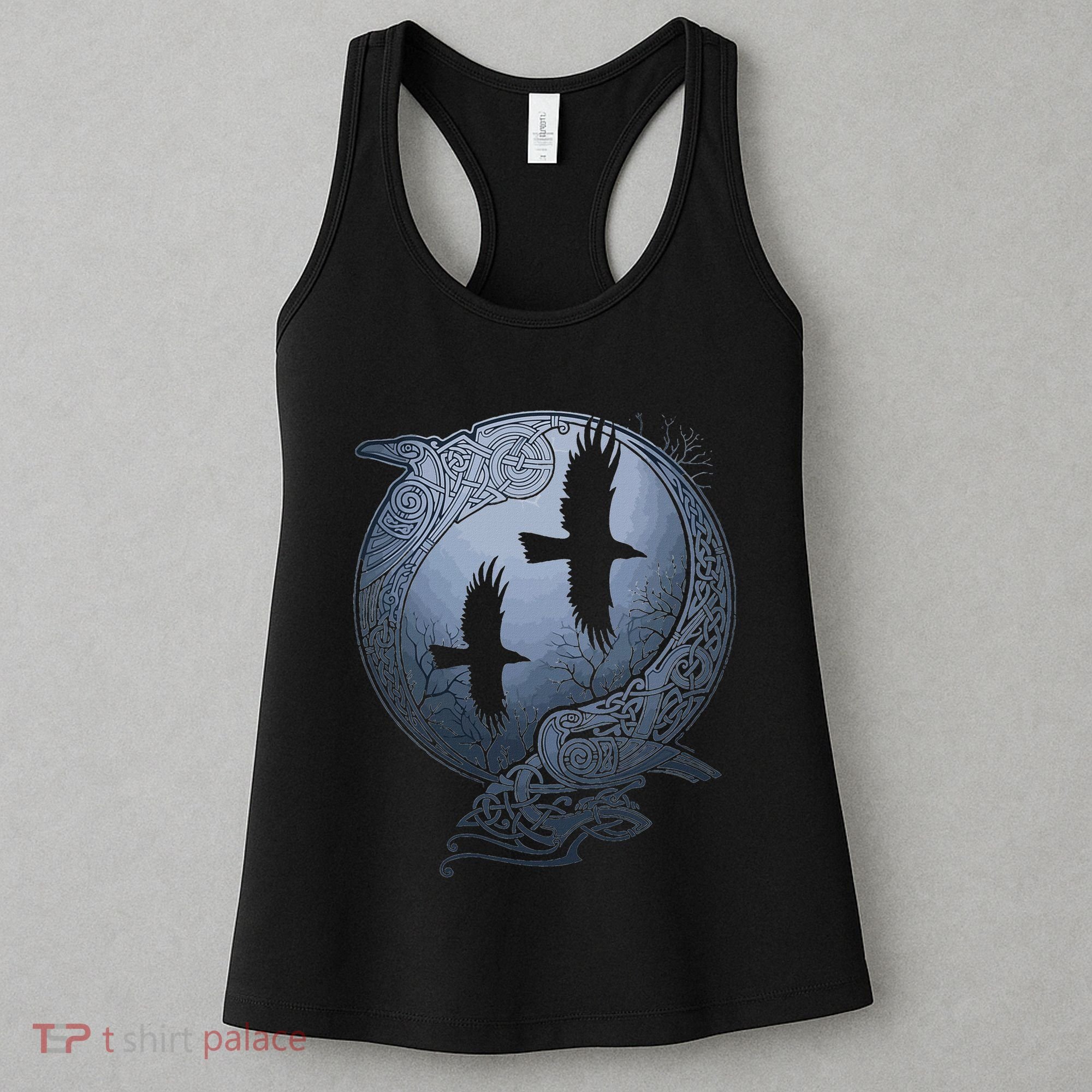 Odins Huginn & Muninn Norse Mythology Women's Tank Top