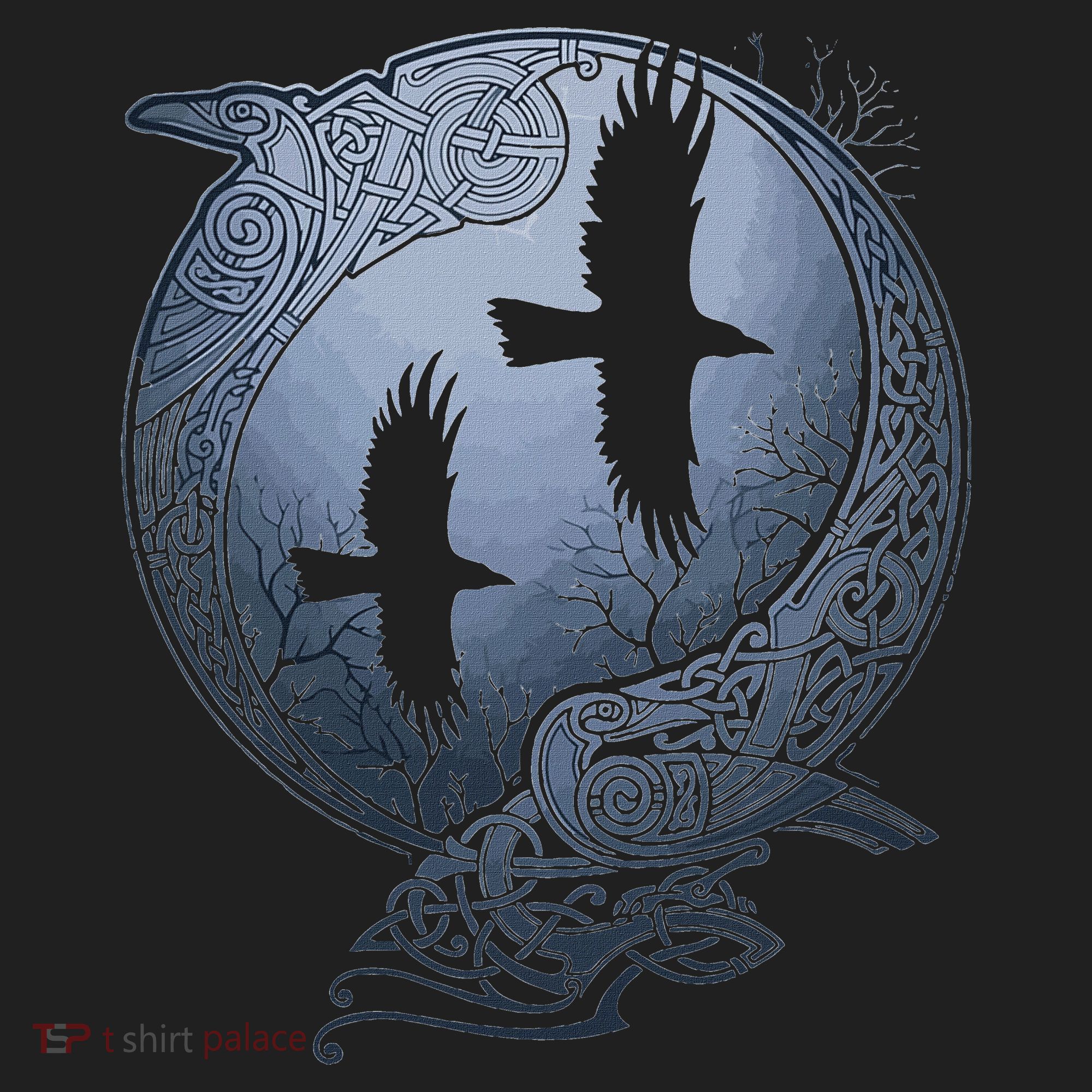 Odins Huginn & Muninn Norse Mythology Hat