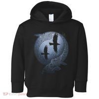 Odins Huginn & Muninn Norse Mythology Toddler Hoodie thumb 0