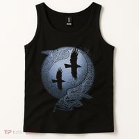 Odins Huginn & Muninn Norse Mythology Tank Top thumb 2
