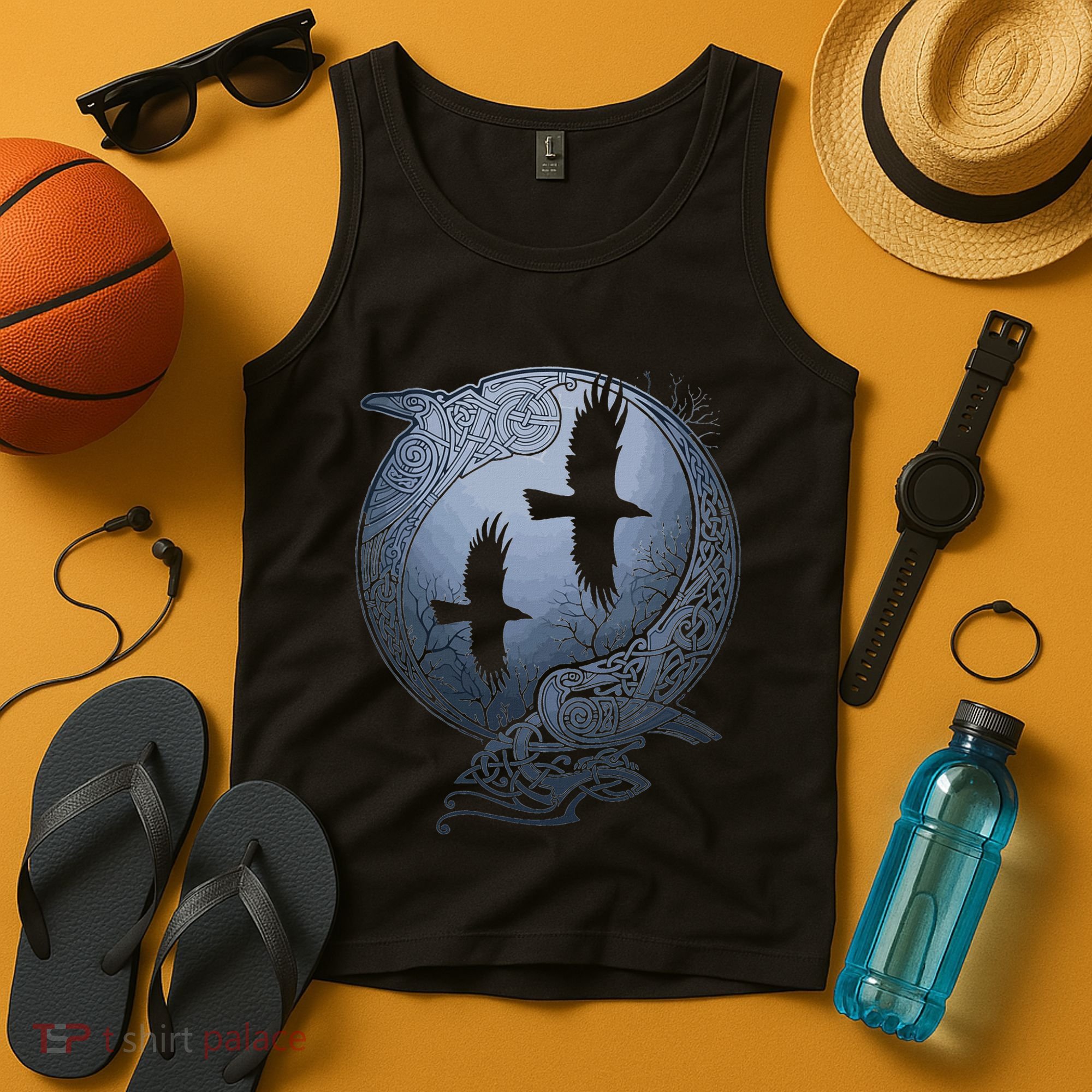 Odins Huginn & Muninn Norse Mythology Tank Top
