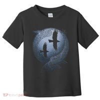 Odins Huginn & Muninn Norse Mythology Toddler T-Shirt thumb 0