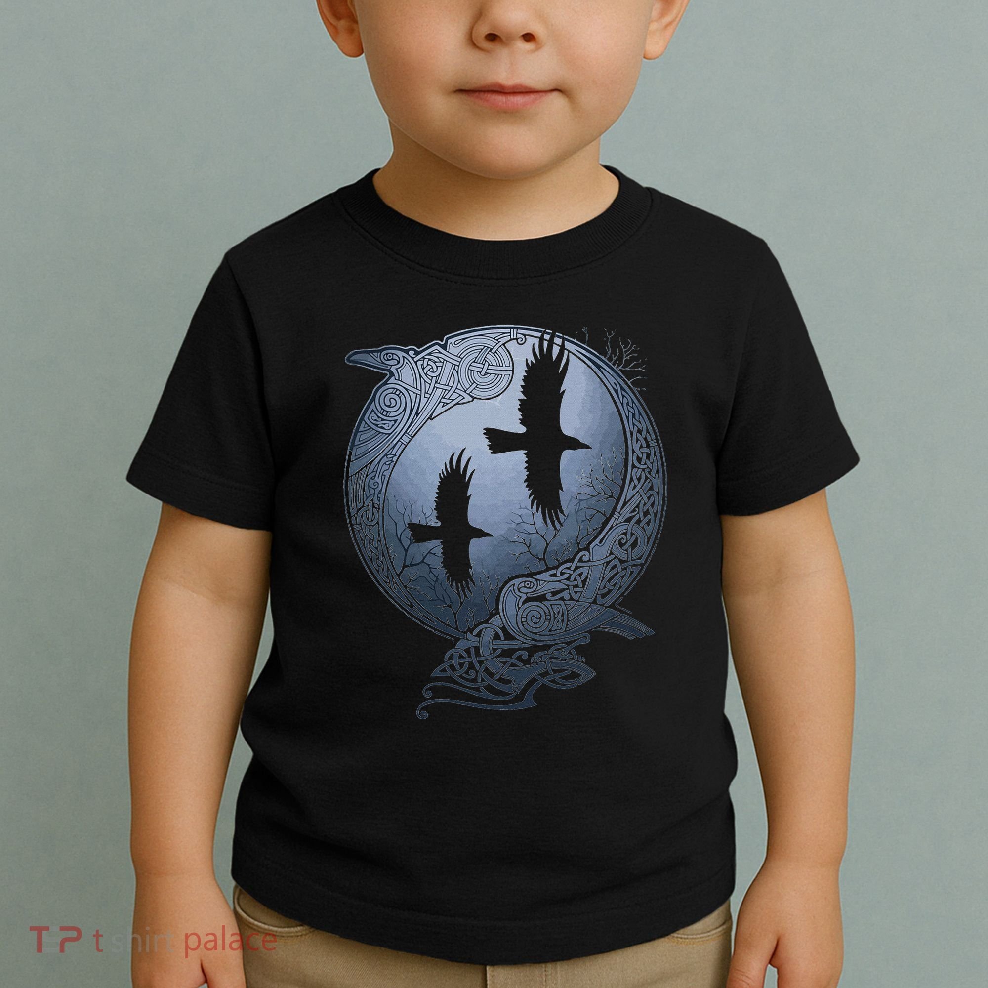 Odins Huginn & Muninn Norse Mythology Toddler T-Shirt