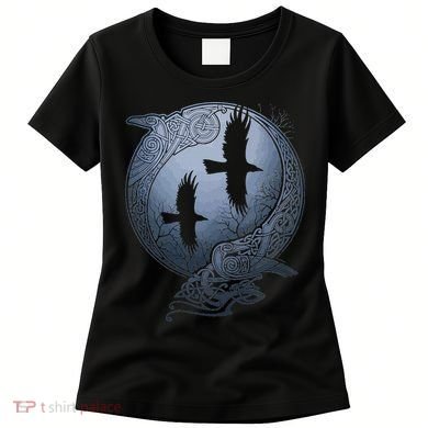 Odins Huginn & Muninn Norse Mythology Women's T-Shirt