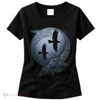 Odins Huginn & Muninn Norse Mythology Women's T-Shirt thumb 0
