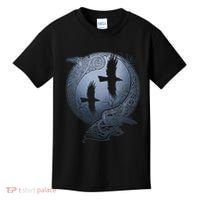 Odins Huginn & Muninn Norse Mythology Kids T-Shirt thumb 0