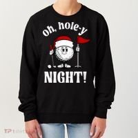 Oh Holey Night Golf Funny Christmas Women's Sweatshirt thumb 0