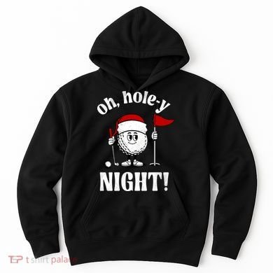 Oh Holey Night Golf Funny Christmas Hoodie