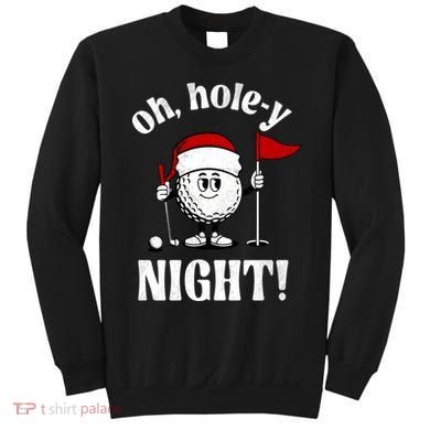Oh Holey Night Golf Funny Christmas Sweatshirt