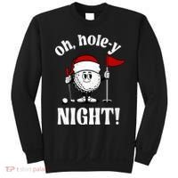 Oh Holey Night Golf Funny Christmas Sweatshirt thumb 0