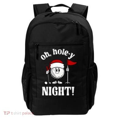 Oh Holey Night Golf Funny Christmas Backpack