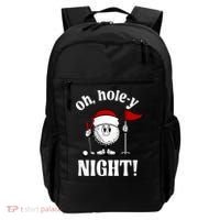 Oh Holey Night Golf Funny Christmas Backpack thumb 0