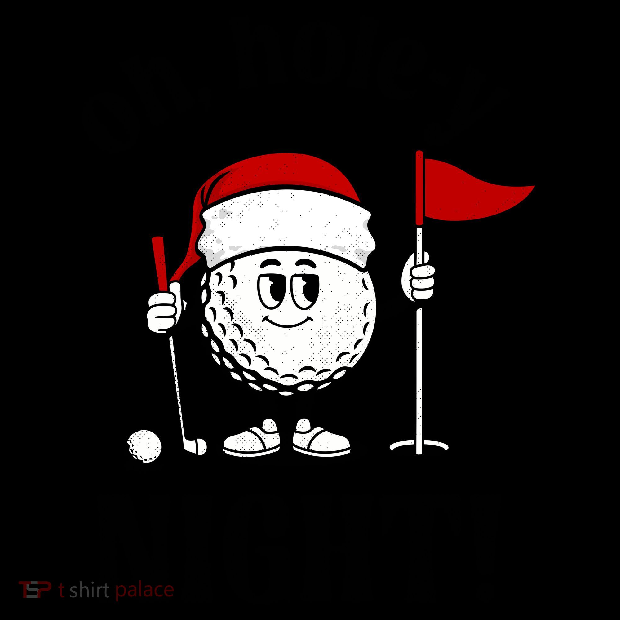 Oh Holey Night Golf Funny Christmas Coffee Mug