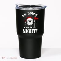 Oh Holey Night Golf Funny Christmas Tumbler thumb 0