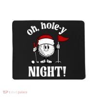 Oh Holey Night Golf Funny Christmas Mousepad thumb 0