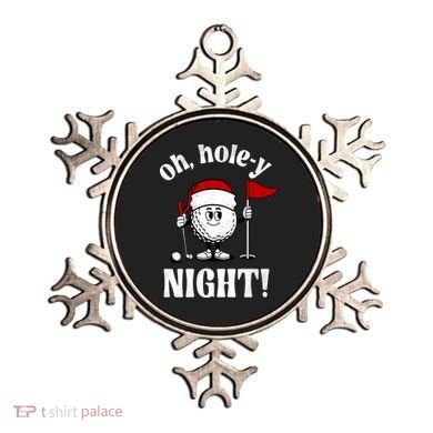 Oh Holey Night Golf Funny Christmas Ornament