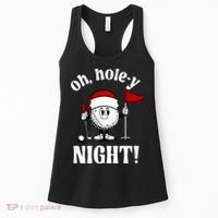 Oh Holey Night Golf Funny Christmas Women's Tank Top thumb 0