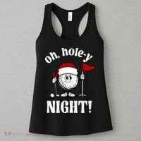 Oh Holey Night Golf Funny Christmas Women's Tank Top thumb 3