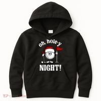 Oh Holey Night Golf Funny Christmas Kids Hoodie thumb 0
