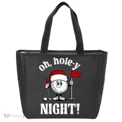 Oh Holey Night Golf Funny Christmas Tote Bag