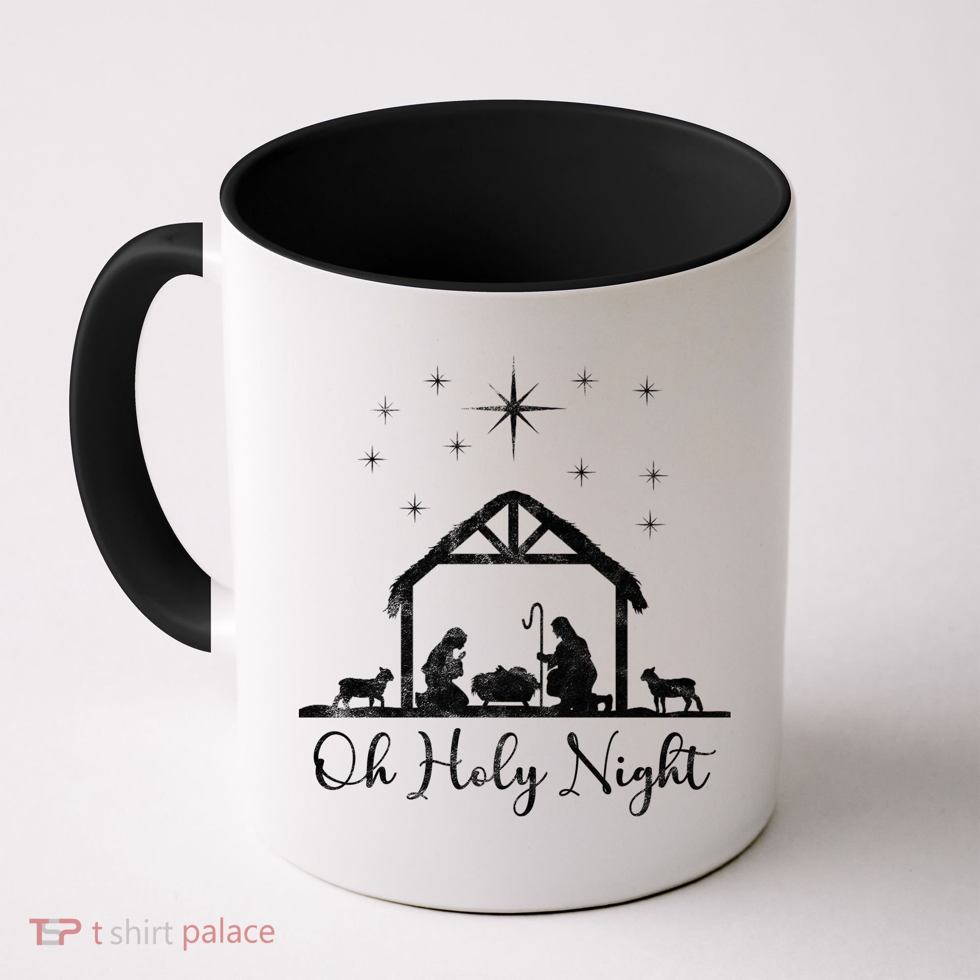Oh Holy Night Jesus Stable In Bethlehem Coffee Mug
