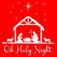 Oh Holy Night Jesus Stable In Bethlehem Apron thumb 3