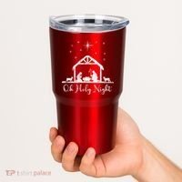 Oh Holy Night Jesus Stable In Bethlehem Tumbler thumb 2