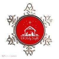 Oh Holy Night Jesus Stable In Bethlehem Ornament thumb 0