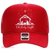 Oh Holy Night Jesus Stable In Bethlehem Hat thumb 0