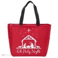 Oh Holy Night Jesus Stable In Bethlehem Tote Bag thumb 0