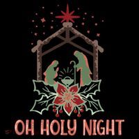 Oh Holy Night Christian Retro Christmas Religious Graphic Plus Size Coffee Mug thumb 5