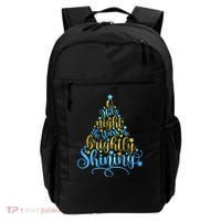 Oh Holy Night The Stars Are Brightly Shining Tree Backpack thumb 0