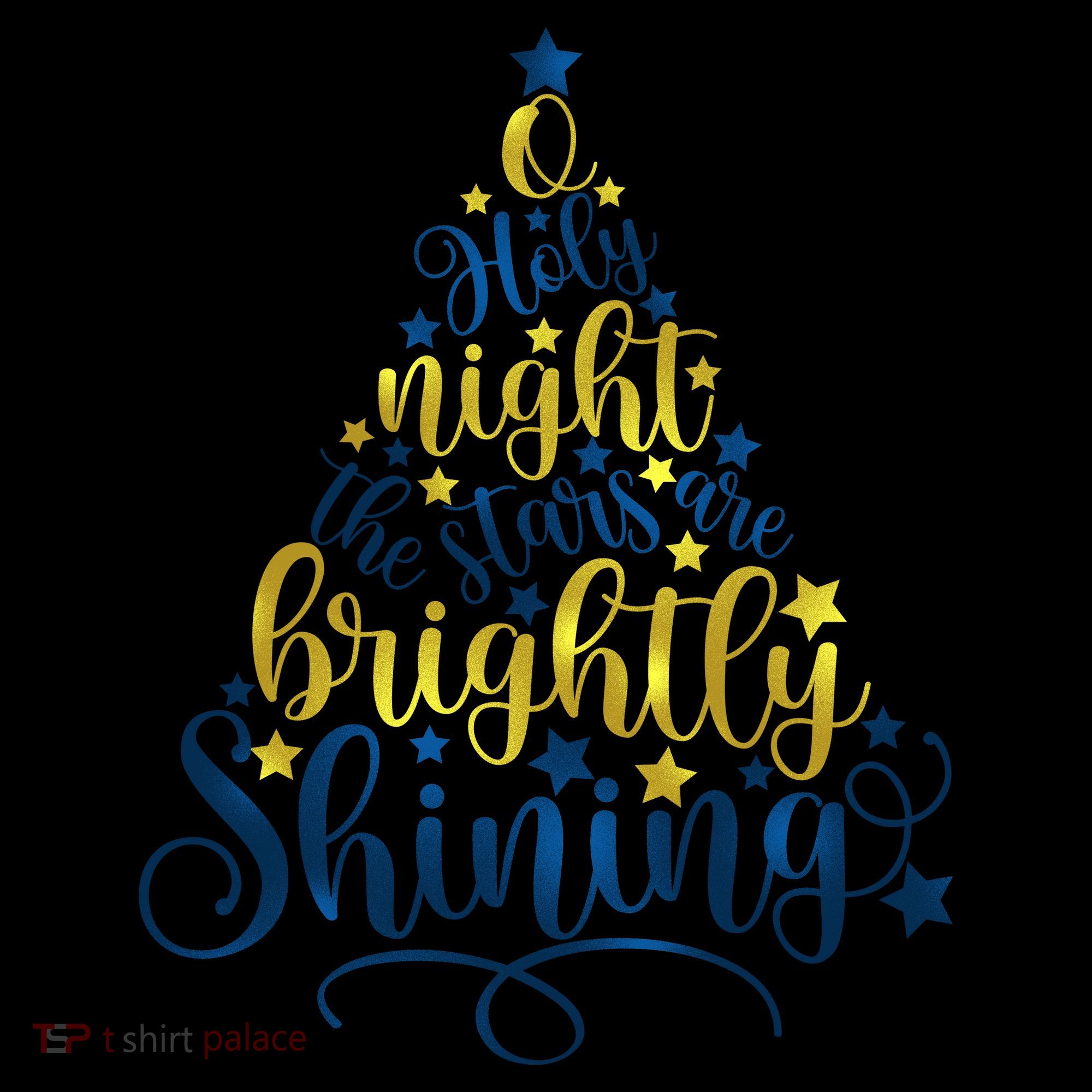 Oh Holy Night The Stars Are Brightly Shining Tree Coffee Mug