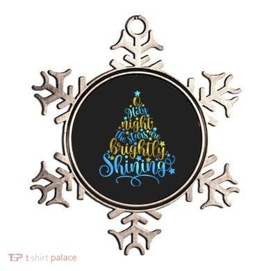Oh Holy Night The Stars Are Brightly Shining Tree Ornament