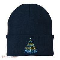 Oh Holy Night The Stars Are Brightly Shining Tree Beanie thumb 0