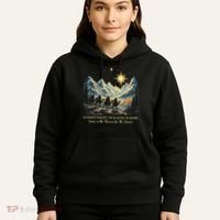 O Holy Night Our King Is Here Jesus Is The Reason Christian Hoodie thumb 5