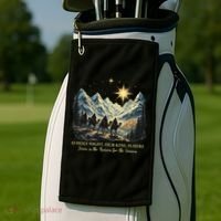 O Holy Night Our King Is Here Jesus Is The Reason Christian Golf Towel thumb 2