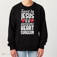 Open Heart Surgery Survivor Jesus Bypass Recovery Women's Sweatshirt thumb 0